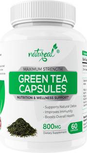 Natureal Green Tea 800mg Capsules for Natural Weight Management|Advanced Formula Fat Burner