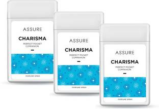 ASSURE Charisma perfume spray set of 3 Pocket Perfume  -  For Men & Women