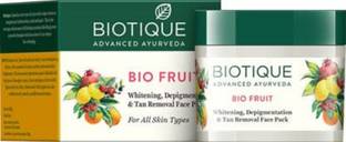 BIOTIQUE BIO Fruit Whitening & Depigmentation Face Pack (75 g)