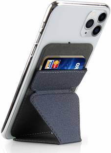 STRIFF Invisible, Foldable Mobile Stand & Card Holder, Ultra-Light(Black) Mobile Holder