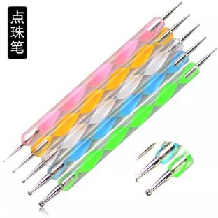 SKINPLUS Looks United Nail Art kit MARBLES 5 IN 1 NAIL TOOLS