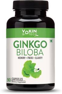 Vokin Biotech Ginkgo Biloba for Mental Clarity Focus and Memory