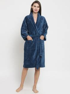 TRIDENT Blue Large Bath Robe