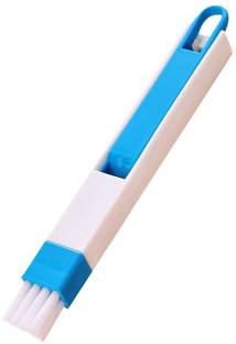 Nema Multi Function Computer/Window Dust Shovel Cleaning Brush - Blue Plastic Wet and Dry Brush