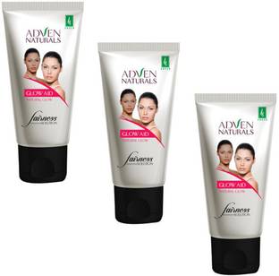 Adven Naturals GLOW AID NATURAL GLOW FAIRNESS SOLUTION-PACK OF 3