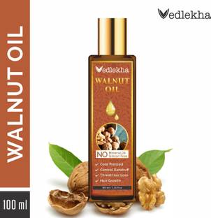 Vedlekha 100% Pure & Natural Walnut Oil For Hair Growth-(100ml) Hair Oil