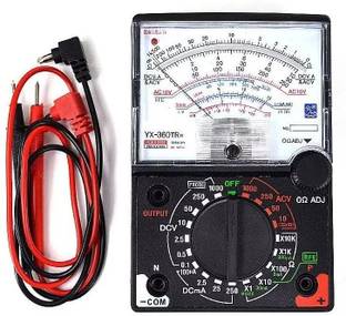 Best Price Ever Multitester YX3600TRELB Analog Multimeter YX-360TRE-L-B with Continuity Tester with LED Indicator & Buzzer Analog Multimeter