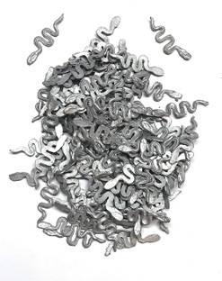 Bansiwal Kaal Sarp Dosh Ranga Remedy/Lead Snake/Nag Figurines - for Floating in Water- Jal Mein Pravahit Karne Ke Liye (11, Snake) Decorative Showpiece  -  1 cm