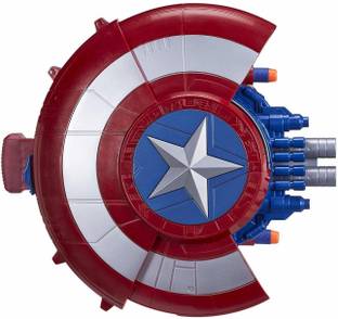 Galactic New Gun Marvel Captain America Blaster Reveal Shield,Best Fight Gun with Best Shield (New Version) Guns & Darts
