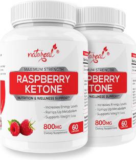 Natureal Raspberry Ketone 800 mg Capsules for Weight Management|Advanced Formula Fat Burner