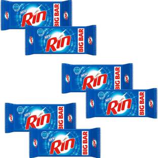 Rin advanced big bar 250 GM soap (PACK OF 6) Detergent Bar