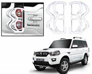 Elite GHD3563B CAR CHROME TAIL LIGHT COVER Chrome Mahindra Scorpio Rear Garnish