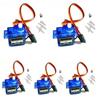 YOGI-TECH 5 Pcs SG90 Tower Pro Micro Servo Motor (Pack of 5) Motor Control Electronic Hobby Kit
