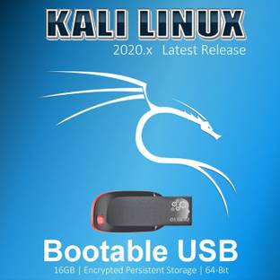 osguru KA16U2PST Learn Ethical Hacking - Kali Linux (2020.x) 16GB Live/Install/Upgrade/Repair Bootable USB with Encrypted Persistent Storage (64-Bit)