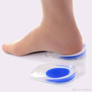Meditouch Fully Silicone Gel Insole Heel Cushion Cup (Pair) (Shoe-5" - 8") Insole