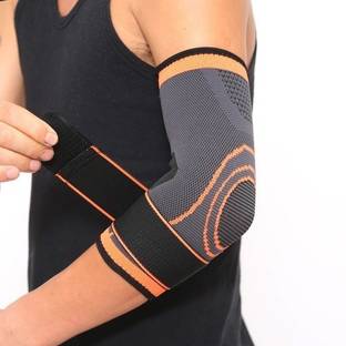 DreamPalace India 1 PC Outdoor Gym Protector arm Sleeve Adjustable Breathable High Elastic Elbow Elbow Support