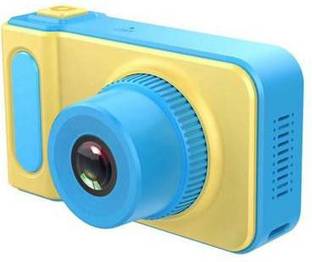 BabyTiger Mini Digital Camera for Kids with Expandable Memory - Blue/Yellow Kids Camera Point & Shoot Camera