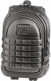 SHIBU Pubg Battleground Backpack Matt Black Metal Keychain Key Chain