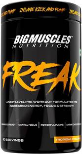 BIGMUSCLES NUTRITION Freak Sydney Sunset Tropical Cyclone Preworkout 60 Serving BCAA