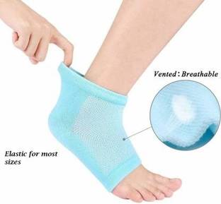 H D Enterprise Pain Relief Silicon Gel Heel Socks Pad For Foot Arch Support Heel Support