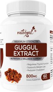 Natureal Guggul Pure Extract 800mg Capsule for Natural Weight Management & Overall Wellness