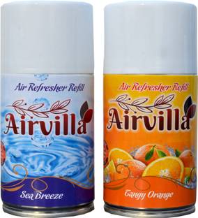 airvilla Sea Breeze Orange Car Freshener Refill Airvilla123