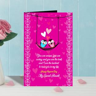 alwaysgift Happy Propose Day My Sweetheart Valentines Day Greeting Card Greeting Card