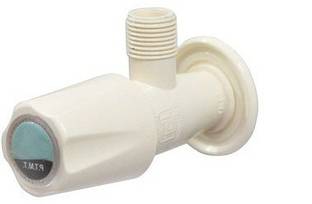 NEW WARE PTMT Angle Valve Water Tap With Wall Flange (Premium Design) Angle Cock Faucet