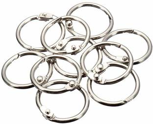 Prescent Binder Stainless Steel Ring for Books, keychain, Cards & more - Diameter 2.5 cm