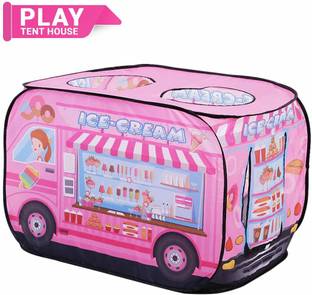 Crazeis Pink Ice Cream Bus Tent House