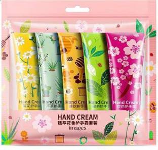 Images Pack of 5 Perfumed Hand Cream for dry skin men and women