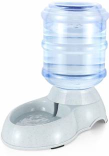 HomeFast Round Plastic Pet Bowl & Bottle