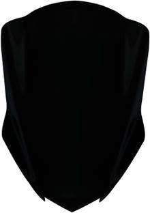 ALLEXTREME EXBD400 Plastic Windscreen Visor Compatible with Bajaj Dominar 400 Front Fairing Windshield Baffle Wind Deflector Bike Windshield
