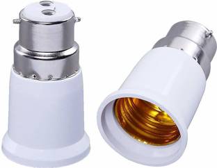 Futurekart B22 To E27 Bulb Convertor - 2 Pieces Plastic Light Socket