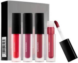 Kiss Beauty red edition matte lipsticks set of 4