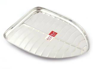 KCL Silver Banana Leaf no.4 - 1 pc Dinner Set