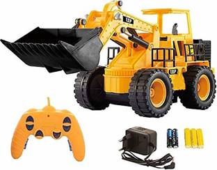 YATRI Yellow Plastic Remote Control Jcb Construction Truck