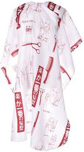 Angel Infinite Printed Hair Cutting Apron Cape For Saloon, Waterproof Shampoo Hair Cutting Cloth Apron Cape For Men And Women (White, Set Of 1) Makeup Apron