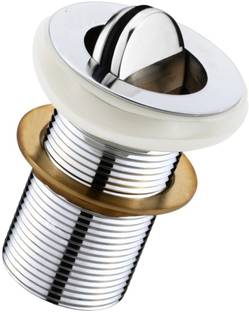NEW WARE 5 Inch Stopper Full Thread Waste Coupling Brass For Wash Basin Coupling (Premium Quality) Health  Faucet