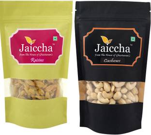Jaiccha Cashews and Raisins Pouches-400 gms Raisins, Cashews