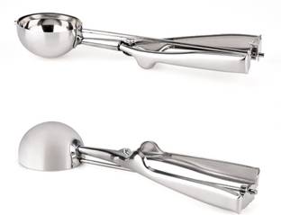 Givni Enterprise Stainless steel kitchen ice cream watermelon jelly cookies spring handle Kitchen Scoop