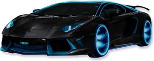DivineDesigns 36 cm Black Car Sticker Self Adhesive Sticker