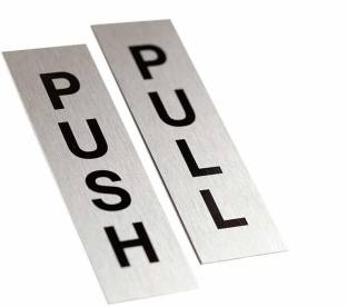 FRKB Self Adhesive Push and Pull Sign Sign