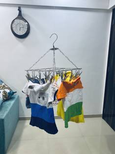 TNC STAINLESS STEEL CEILING 25 CLIP JHUMER Stainless Steel Cloth Clips