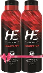 HE Innovator |Unstoppable Freshness|Sweat & Odor Protection Perfume Body Spray  -  For Men