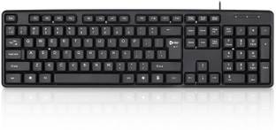 Enter Pinnacle Wired USB Standard Desktop Keyboard Compatible with Desktop, Laptop, Mac Easy to Use,Plug and Play,Quick, Comfy Durable body
