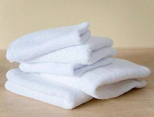 gouri textiles solapur manufacturer Cotton napkin set of 5 pcs White Cloth Napkins