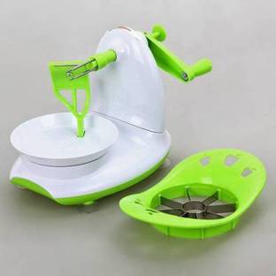 LATESHOP Manual Apple Peeler Slicer – Suction Non Slip Counter Grips Straight Peeler
