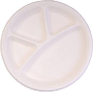 Greenvale 12" 4 Compartment 100 % Eco Dinner Plate