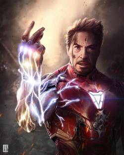 iron man premium poster all superheroes wall poster Paper Print